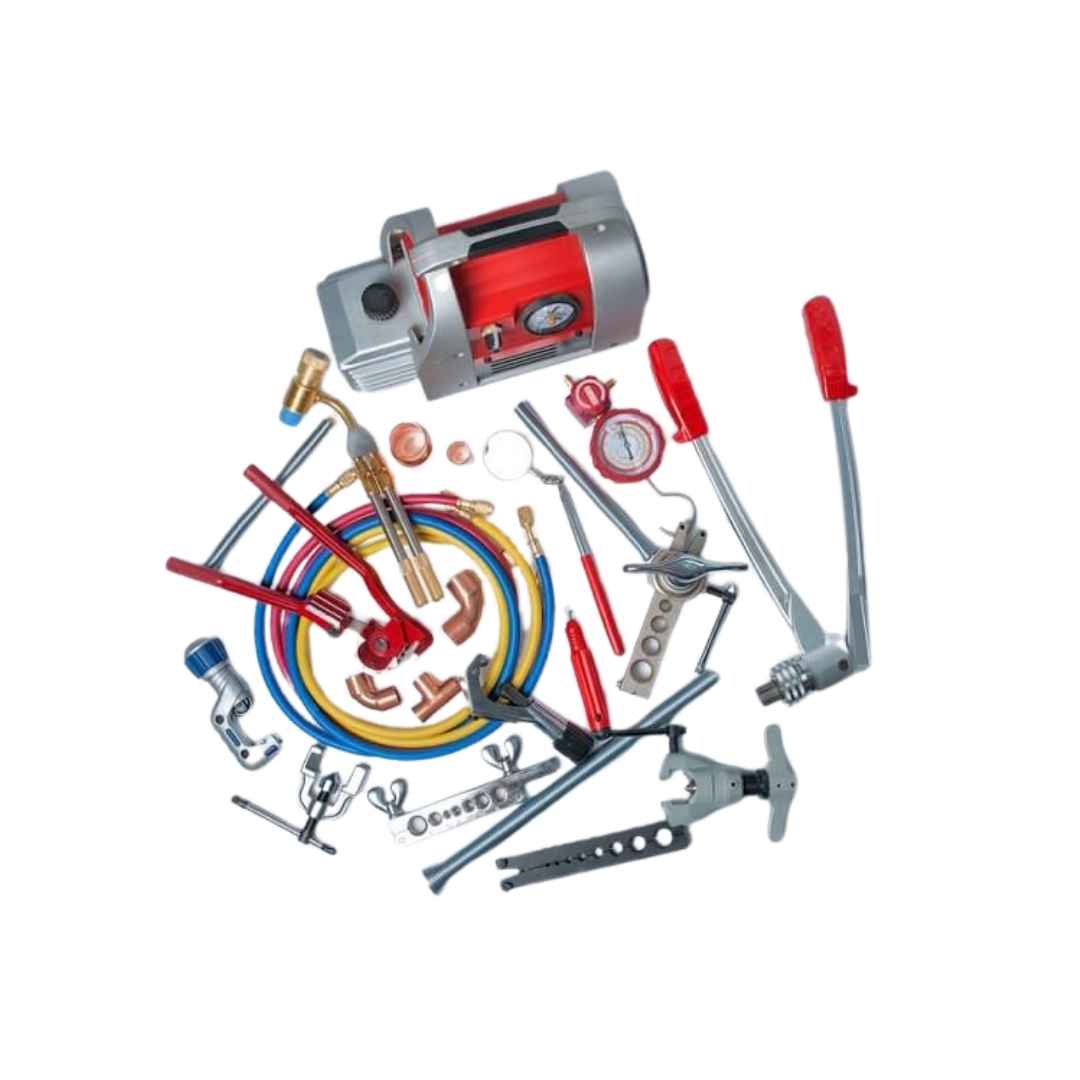 Professional-grade tools and HVAC supplies