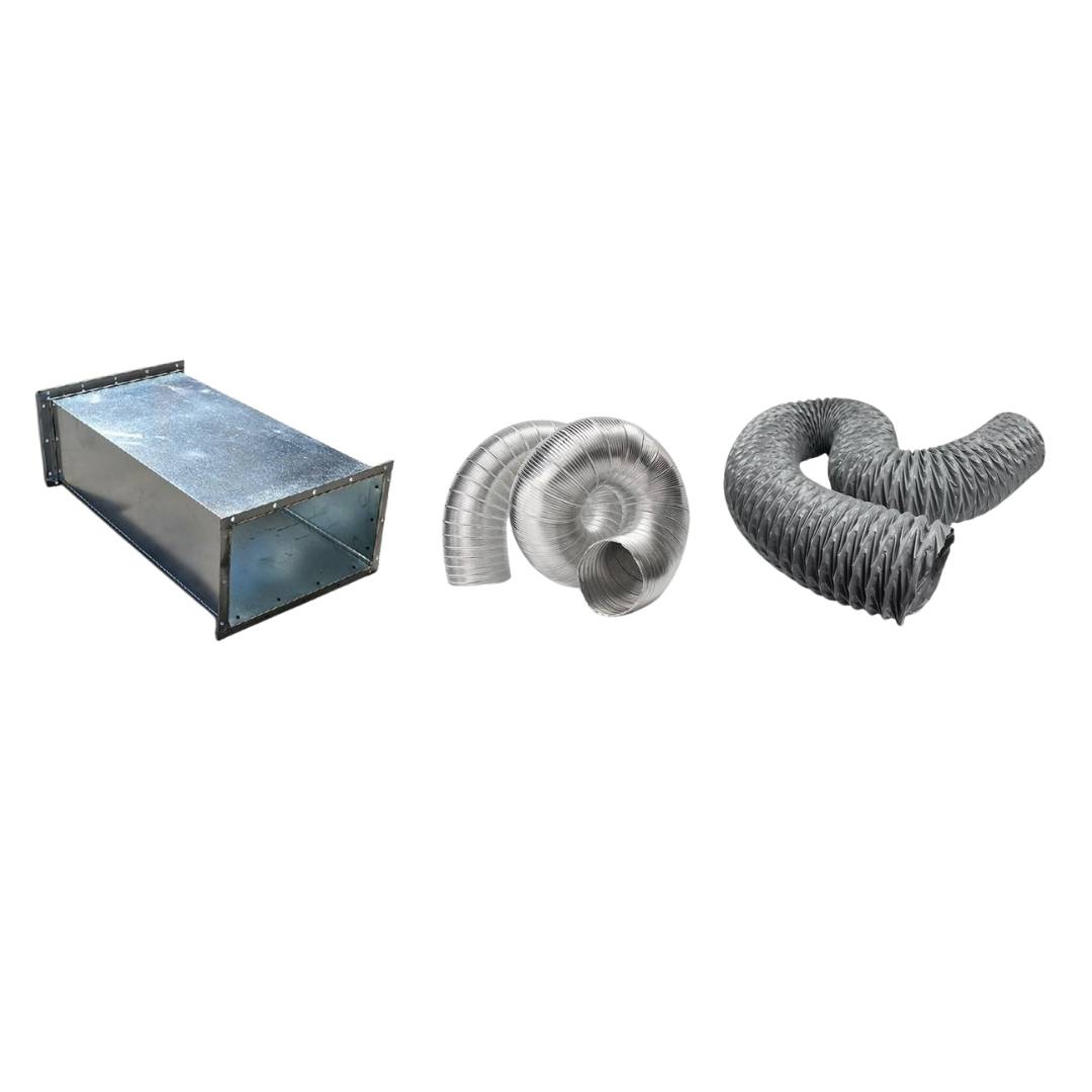 Sheet metal, duct materials, and insulation